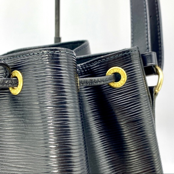 LOUIS VUITTON EPI NOE BLACK GM SHOULDER BUCKET DRAWSTRING HAND BAG - Picture 5 of 14